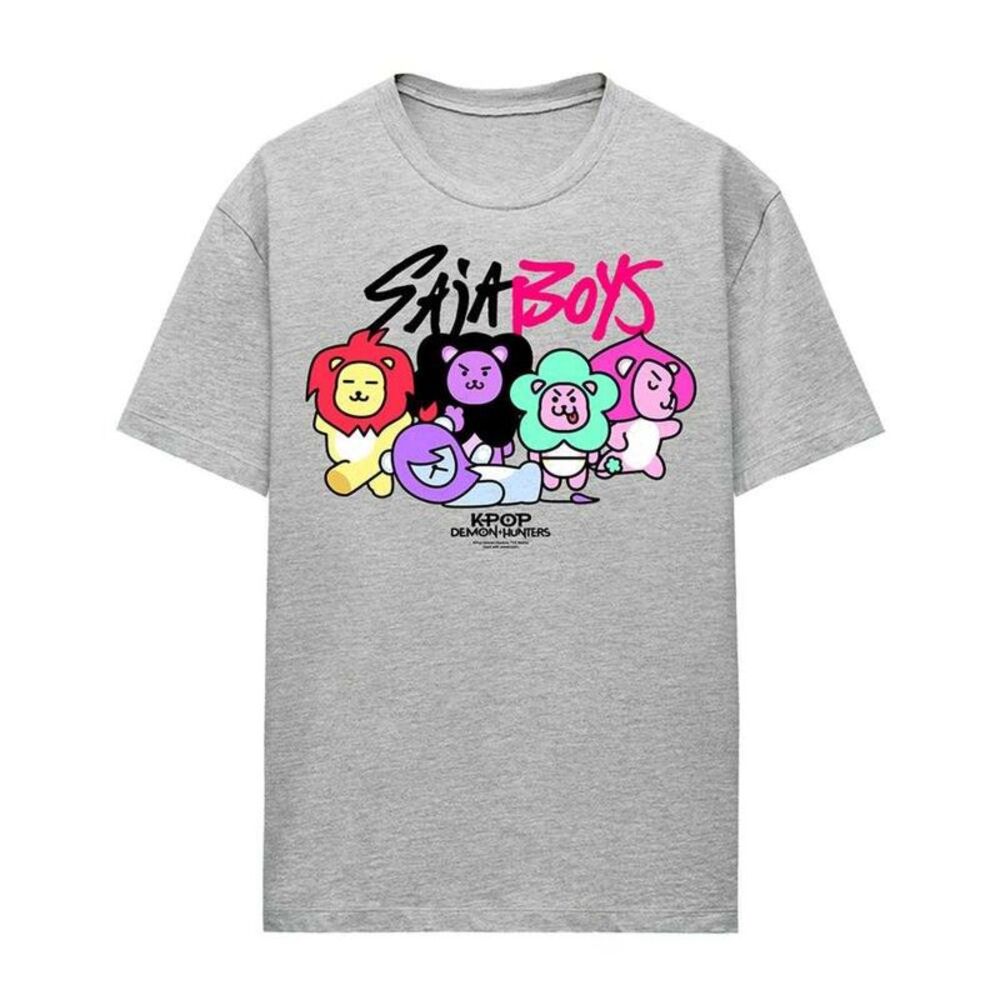 K-Pop Demon Hunters Womens/Ladies Saja Boys Lion Mascots T-Shirt / Athletic Heat